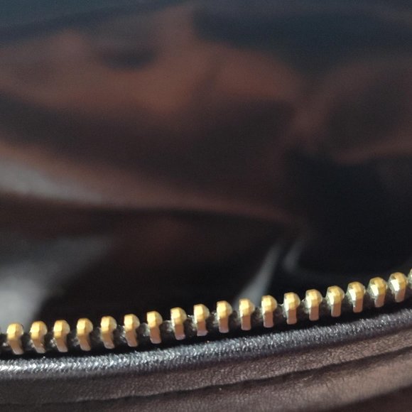 COACH Ashley Signature Hippie Sateen Shoulder Bag in Black & Pale Gold F20111 - Picture 8 of 8